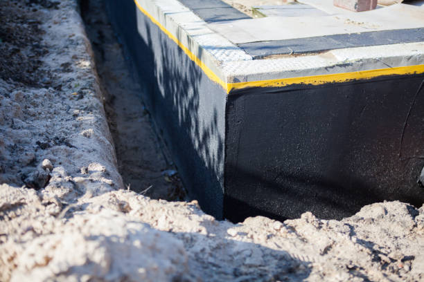 Residential Wet Basement Repair installation at a Hudson, NC home by SJ Waterproofing Pros